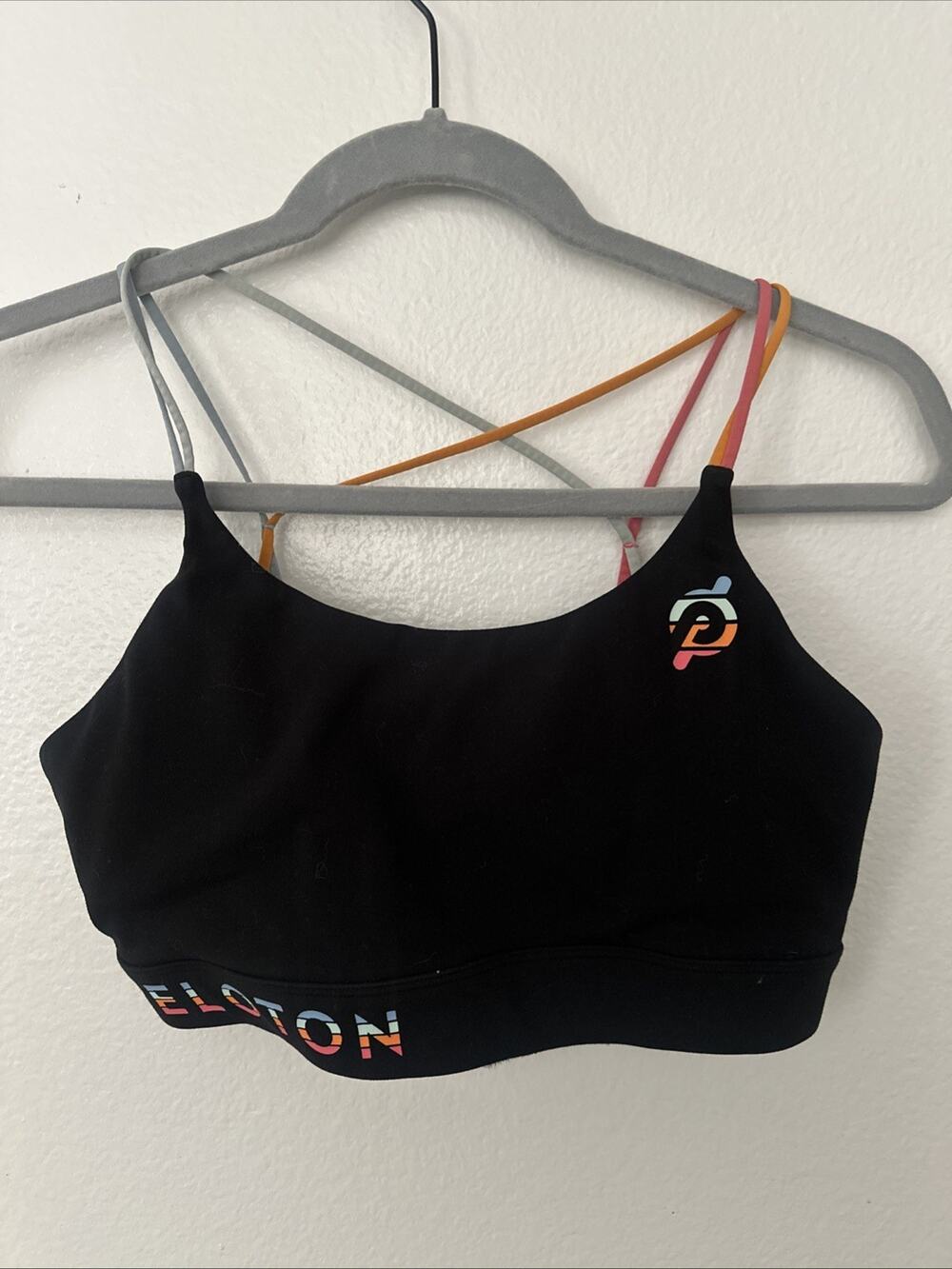 Peloton Sports Bra Medium Black Multicolor